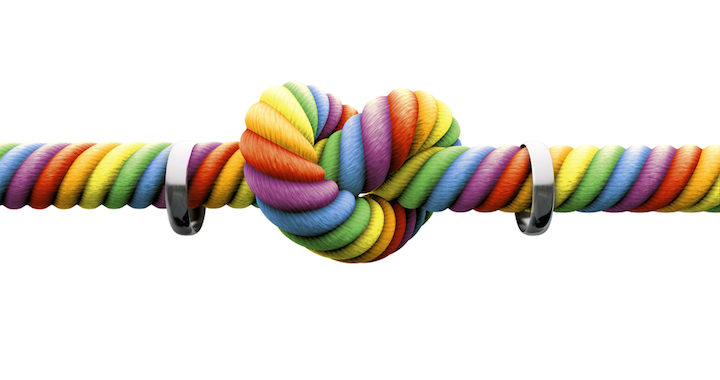 Marriage Equality Rainbow Rope
