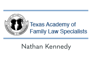 Texas Academy of Family Law Specialist Award for Nathan Kennedy